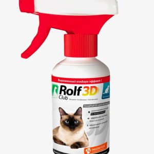 Рольф Клуб 3D спрей против блох и клещей д/кошек 200 мл (фипронил+пирипроксифен)