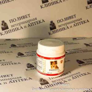 Полидэкс Поливит-Кальций плюс д/собак 150 таб. 5950 1таб/5кг