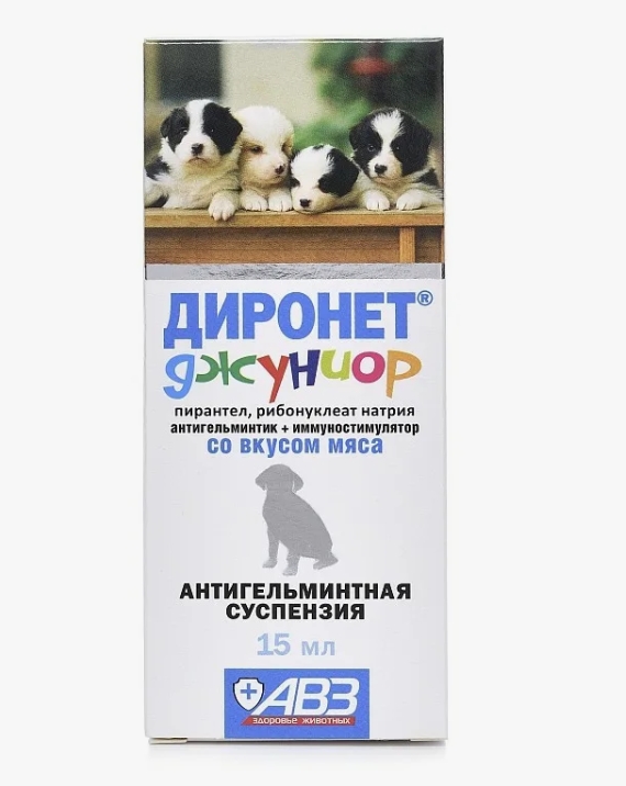 Диронет Джуниор сусп. д/орального прим.15мл д/котят и щенков