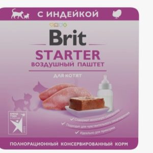 Brit Premium Starter воздушный паштет д/котят Индейка 100г
