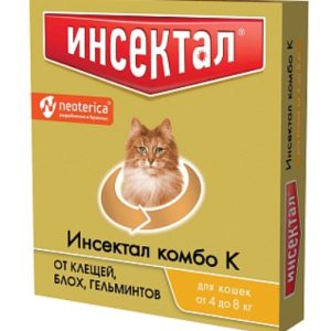 Инсектал капли Комбо K д/кошек 4-8кг пипетка х 0,8мл