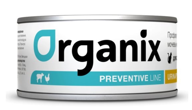 Organix Urinary Консервы для кошек. Профилактика образования мочевых камней у взрослых кошек 0.1 кг