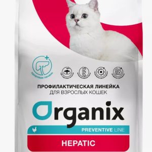 Hepatic сухой корм для кошек "Поддержание здоровья печени" 0.6 кг (Organix (профилактика) Органикс)