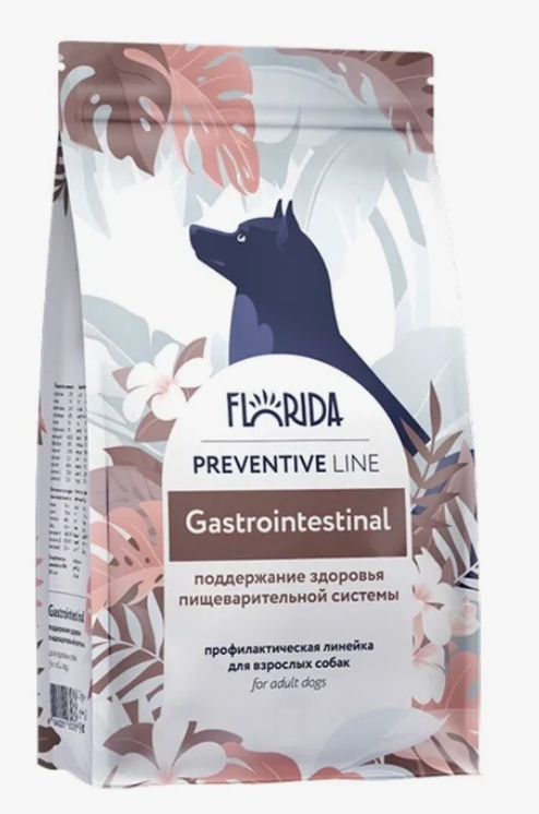 Gastrointestinal  сухой корм для собак для поддержание здоровья пищеварительной системы 0.6 кг (FLOR