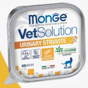 Диетический корм Monge Renal and Oxalate для кошек при ХПН и профилактике образ оксалатов 100г