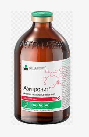 Азитронит р-р д/инъекций 100мл