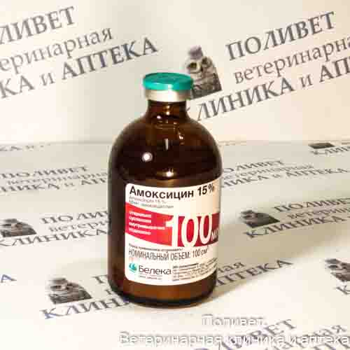Амоксицин 15% 100мл
