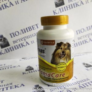 Юнитабс Мультикомплекс MamaCare д/беременных собак с B9 100 таб.