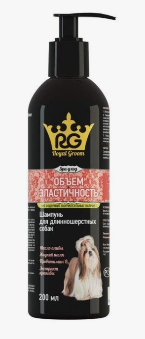 Роял Грум Шампунь Объем и Эластичность д/собак и щенков породы ши-тцу, 200мл