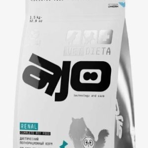 AJO Vet Dieta Renal диета для кошек Корм сухой полнорац. диетический при хронич. Бол. почек 0,4 кг