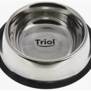 Миска 1503 металлическая на резинке, 0,40л, Triol 30261003