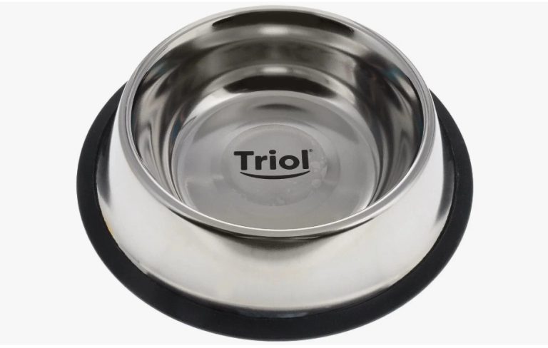 Миска 1503 металлическая на резинке, 0,40л, Triol 30261003