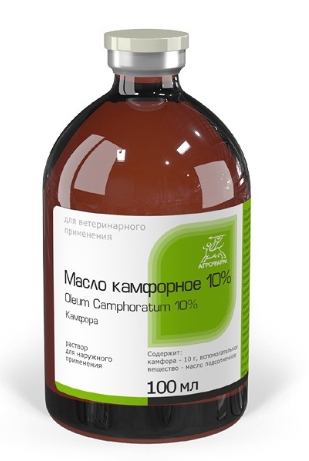 Масло камфорное 10% 100мл