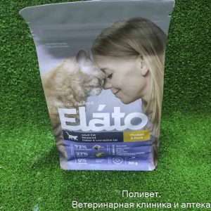 Elato Holistic корм д/кастрир. котов и стерилиз. или малоактивных кошек 300г Курица и утка (Adult Ca