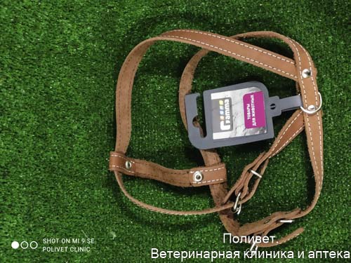 Gamma шлейка кожаная 15х460-520мм