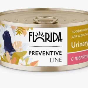 Urinary Консервы для кошек. Профилактика мочекаменной болезни, с телятиной 11вн42 0.1 кг (FLORIDA pr