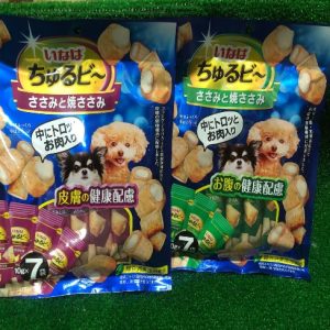 INABA Лакомство для собак Churu Bee Запеченные трубочки Куриное филе для суставов 10г*7шт Инаба