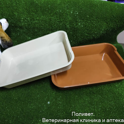 Туалет средний, без сетки 36×26×6.5 см, микс цветов