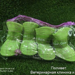 Сапоги резиновые "Вездеход", набор 4 шт., р-р М (подошва 5 Х 4 см), зелёный   9798531