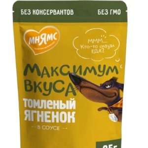 Пауч Мнямс Максимум Вкуса томленый ягненок в соусе для собак 85 г