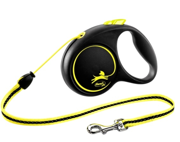Поводок-рулетка Flexi Fun cord M 5 m 20 kg Neon