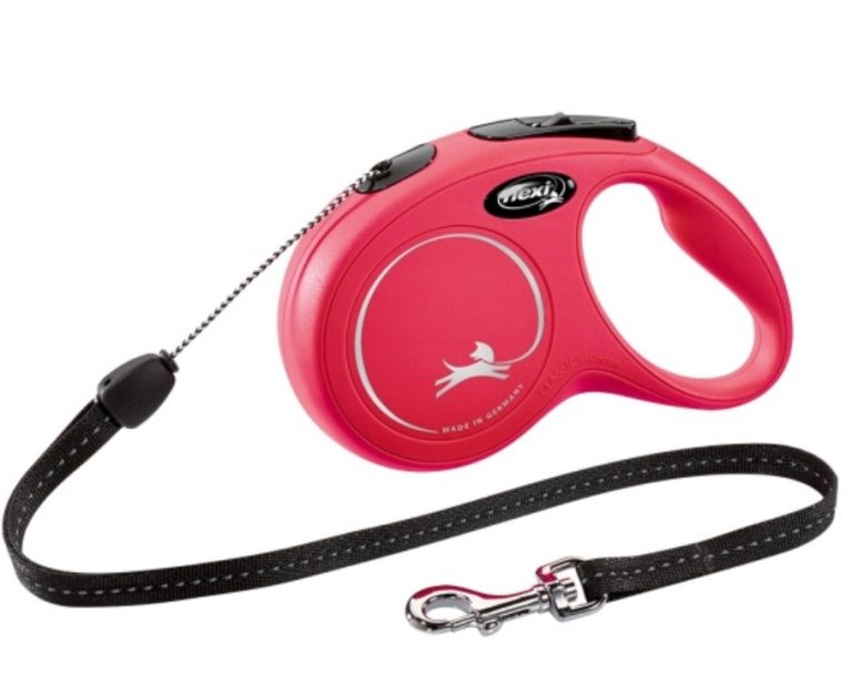Поводок-рулетка Flexi New Classic cord S 8m 12 kg red