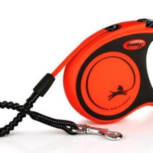 Поводок-рулетка Flexi Xtreme tape S 5m 20 kg black/ orange