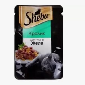 Шеба влажный корм д/кошек Кролик в желе 75г
