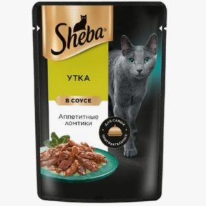 Шеба влажный корм д/кошек Утка в соусе 75г