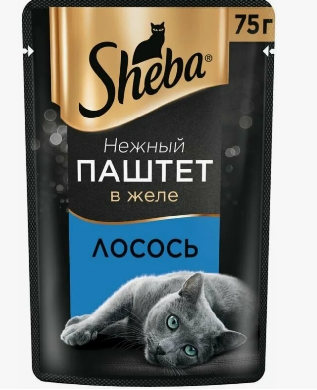 Шеба корм д/кошек паштет Лосось 75г