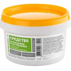 Средство охлаждающе-разогревающее 230г, двойного действия, ментол и скипидар, банка