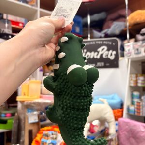 Игрушка-пищалка  д/собак Крокодил-зубастик 22х10х7см, латекс