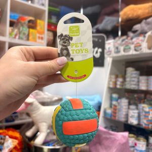 Игрушка-пищалка  д/собак Мяч d=6.5см, латекс