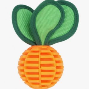 Игрушка  д/собак Мяч с лепестками-пищалками 13х6.5см 80г, микс