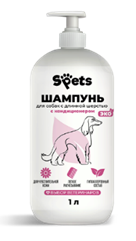 Шампунь-кондиционер для собак с длинной шерстью Spets, 1 л