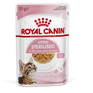 Royal Canin Kitten Sterilised корм влажный д/кастрированных и стерилизованных котят от 6 до 12 мес.