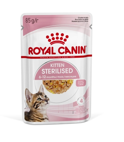 Royal Canin Kitten Sterilised корм влажный д/кастрированных и стерилизованных котят от 6 до 12 мес.