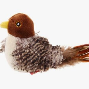 Игрушка  д/кошек интерактивная Птичка 13см, звук 2026-3544